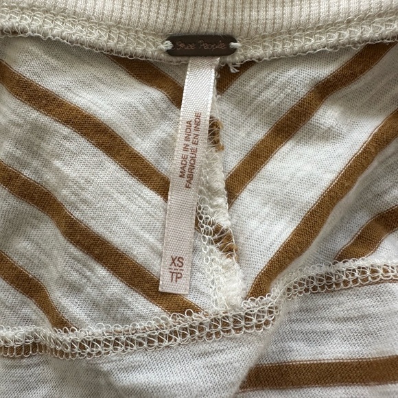 Free People Mustard Tuscaloosa Hard Candy
Henley with Beaded Crocheted Cuffs - Picture 8 of 9